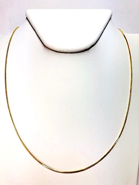 Geelgouden collier in 14 karaat | 50 cm