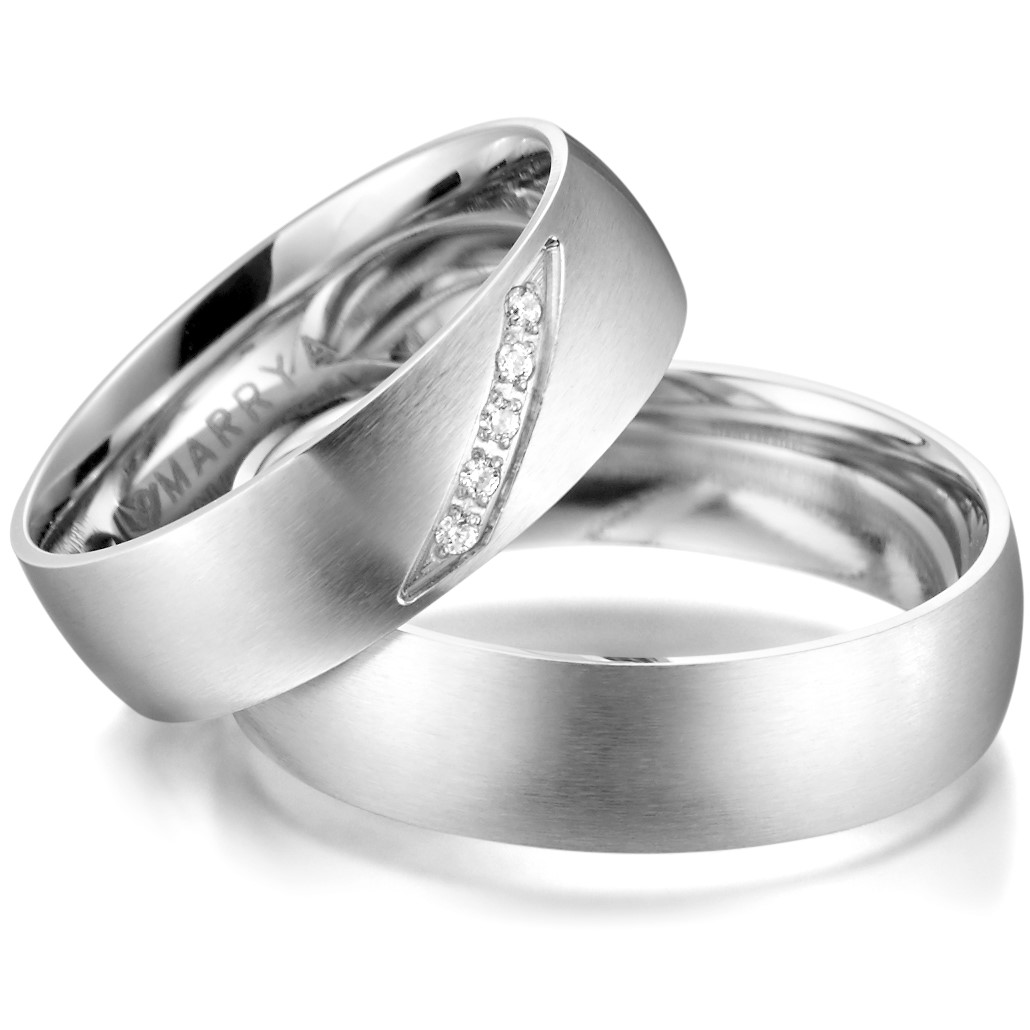 Trouwringen Partnerringen Edelstaal ES 04 Online Kopen Diamonto
