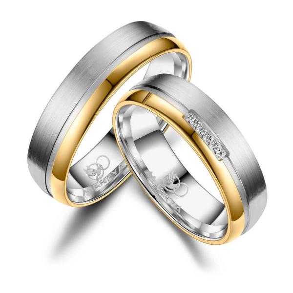 Trouwringen Partnerringen Titanium TI 15 Online Kopen Diamonto